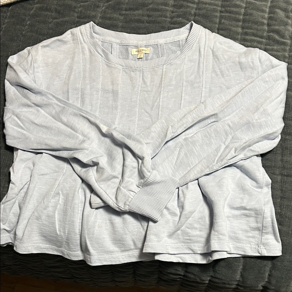 Pilcro Light Gray Women's Top